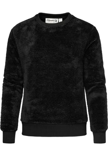 REPUBLIX Sweatshirt LUNA Damen Teddy Pulli Sweatjacke Plüsch Hoodie Pullover