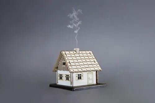 Räucherhaus Hütte (L/H/T):11,3cmx11,0cmx11,3cm NEU Räucherhaus Räuchermann