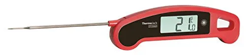TFA Dostmann Thermo Jack Gourmet Profi-Küchenthermometer - Bratenthermometer mit schneller und genauer Messung, antibakterieller Beschichtung und abwaschbar – ideal für perfekte Grill- und Kochresultate!