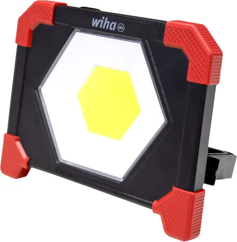 Wiha Baustrahler 45698 LED - 3.000 Lumen, 30 Watt, spritzwassergeschützt und mit bis zu 15 Stunden Leuchtdauer