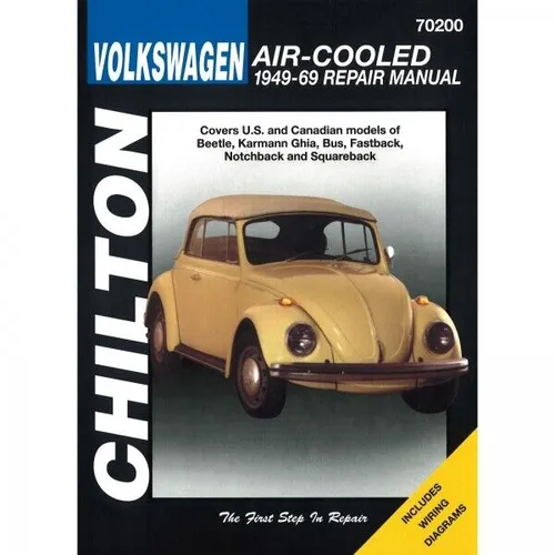 Volkswagen Air-Cooled 1949-69 von Chilton - Taschenbuch über die Volkswagen Air-Cooled Modelle von 1949-69, ideal für Liebhaber und Restauratoren, jetzt für 34.99 € erhältlich.