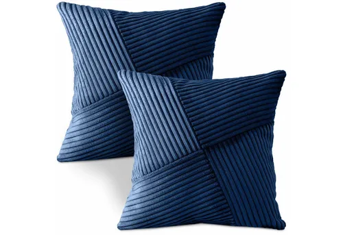 Amilian Kissenbezüge - 2er Set Kissenhüllen - Kissenbezug - Zierkissenbezüge, (2 Stück), 40x40 cm, Kissenhülle für Sofakissen, Dekokissen, Zierkissen, Kissen