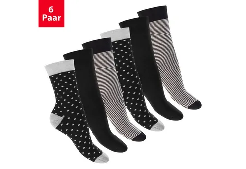 Footstar Thermosocken Damen Wintersocken (6 Paar) Warme Vollfrottee Thermo Socken