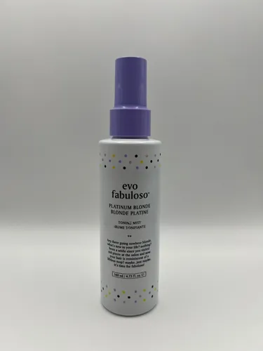 evo Fabuloso Platinum Blonde Toning Mist 140 ml - Haarsprays für platinblonde und silberne Haarfarben, neutralisiert Gelbtöne und pflegt das Haar für ein gesundes, weiches Finish.