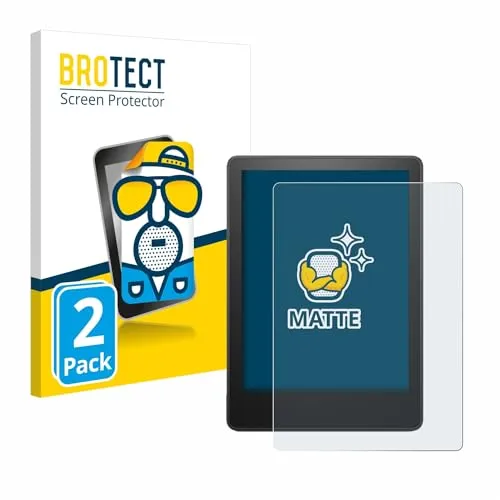 BROTECT Entspiegelungs-Schutzfolie für Amazon Kindle Paperwhite 2023 (11. Gen.) (2 Stück) Matte Displayschutz-Folie, Anti-Reflex, Anti-Fingerprint
