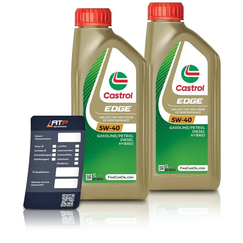Castrol EDGE 5W-40 Motoröl 2x 1L