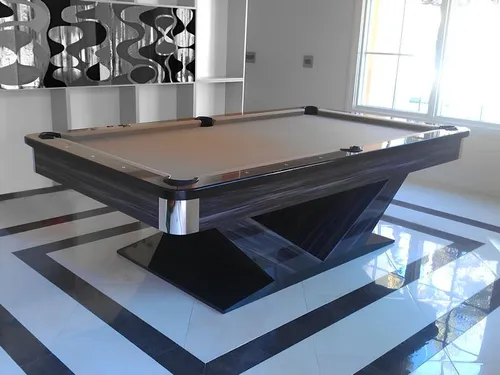 Billardtisch Pooltisch 7 Fuß - Grau - Idealer Spieltisch für Freizeit und fun, Maße: 234 x 135 x 85 cm. Robuste Konstruktion für stundenlangen Spielspaß.