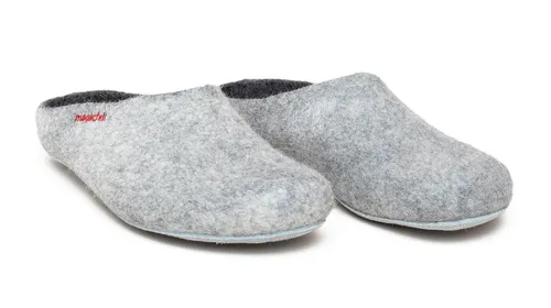 Magic Felt Filz Pantoffel - Komfortable Hausschuhe aus handgelesener Schurwolle - Hochwertige Hausschuhe aus feiner Schurwolle mit Ledersohle, die für optimalen Temperaturausgleich sorgen und den Fuß angenehm warm halten.