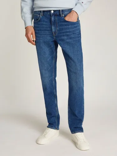 Tommy Hilfiger Straight-Jeans in blauer Waschung 32 - Jeans in Cobalt Blue mit straight fit, elastischem Denim und Logostickerei – ideal für einen lässigen Look.