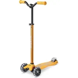 Maxi micro™ Deluxe Pro LED Kinderroller - Das ORIGINAL für 5-7 Jahre - Kickscooter mit höhenverstellbarem Lenker und LED-Vorderrädern für sichere Fahrten bei Dunkelheit. Perfekt für Kinder von 5-7 Jahren, um Gleichgewicht und Motorik zu trainieren.