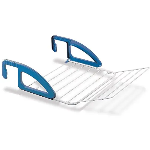 Metaltex Heizungswäschetrockner Bries - Mini-Wäscheständer mit verstellbaren Bügeln für flexible Nutzung an Heizung, Balkon oder Badewanne. Rostbeständig und platzsparend, ideal für Camping, mit 3 Jahren Garantie.