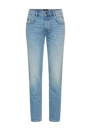 camel active Regular-fit-Jeans fleXXXactive® im Five-Pocket Style blau 42 - Wanderhosen in regulärer Passform, atmungsaktiv und elastisch für optimalen Tragekomfort bei Outdoor-Aktivitäten.