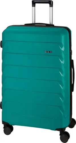 D&N Handgepäck-Trolley Travel Line, 4 Rollen, blau