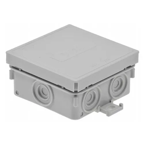 Feuchtraum Kabelabzweigkasten, 75x75x40, IP54, 7-fach, Abzweigkasten