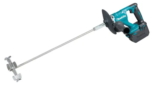Makita Rührwerk DUT130Z, 18 V, 2-Gang Getriebe - Akku-Rührwerk für Farben und Putz mit Bürstenlosem Motor für lange Lebensdauer, Xtreme Protection Technology schützt vor Staub und Spritzwasser.