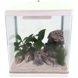 Aquaone Aquarium HR-300 Weiß – Komplettaquarium mit LED
