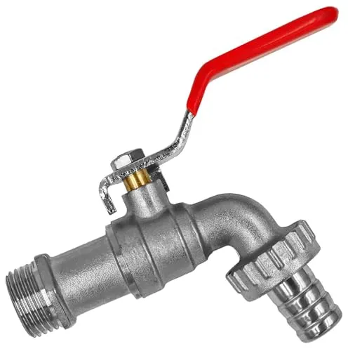 Auslauf Hahn Wandanschluss 1/2