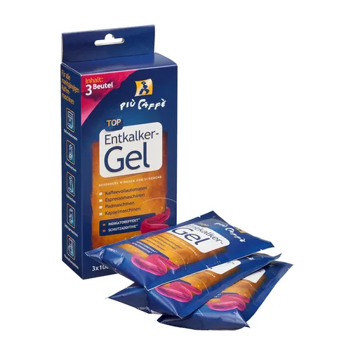 Più caffè Entkalkergel 3x 100 ml Entkalker Kaffeevollautomaten Teeautomat
