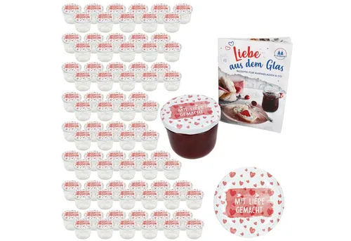 MamboCat 100er Set Sturzglas 230 ml mit Schraub-Deckel von MamboCat