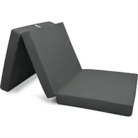 Beautissu Campix Klappmatratze 200x100x10cm Anthrazit