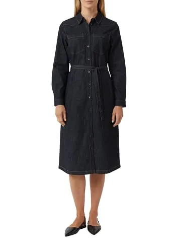 Comma Jeans Kleid in blau von comma,