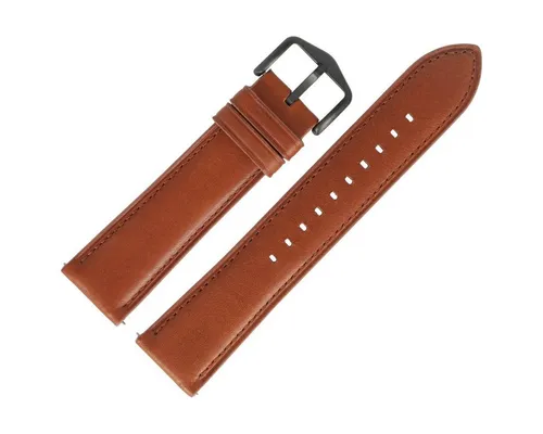 FOSSIL Uhrenarmband 22mm Leder Braun von Fossil