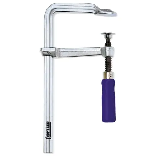 Forum Ganzstahl-Schraubzwinge 400 x 120 mm - Schraub- & Hebelzwingen, extrem robust aus Ganzstahl für präzise und sichere Spannungen in Holz- und Metallarbeiten.