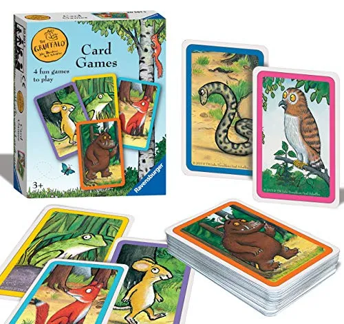 Ravensburger Das Grüffelo-Kartenspiel für Kinder ab 3 Jahren – für Verschiedene Familienspiele Snap, glückliche Familien, Tauschen oder Paare