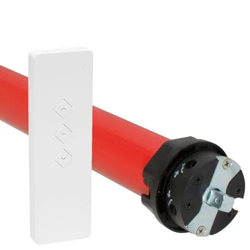 SR RM20MMB Funk Rollladenmotor 20 Nm, SW60 - Homepilot Funk Rollladenmotor für bis zu 6,5 m² Rollladenfläche, komfortable Steuerung per Funk-Handsender und einfache Montage für mehr Komfort im Zuhause.