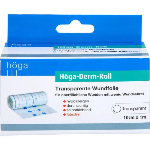 HÖGA-DERM-Roll transparente Wundfolie 10 cmx1 m