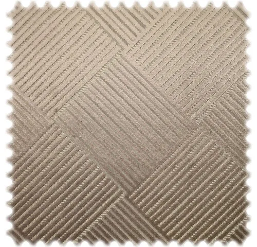 Heiro Stoff AKTION Viskose Samt Bravado Grau, Meterware - Hochwertiger Viskose Samt Möbelstoff in edlem geometrischen Design, ideal für Polstermöbel und mehr. Breite: 138 cm, langlebig mit 20000 Scheuertouren!