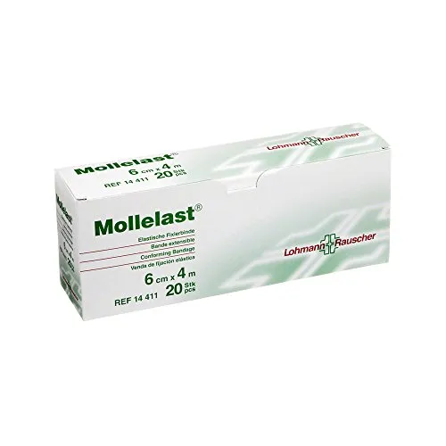 Mollelast Fixierbinde weiß unsteril 6 cm x 4 m 1 St.