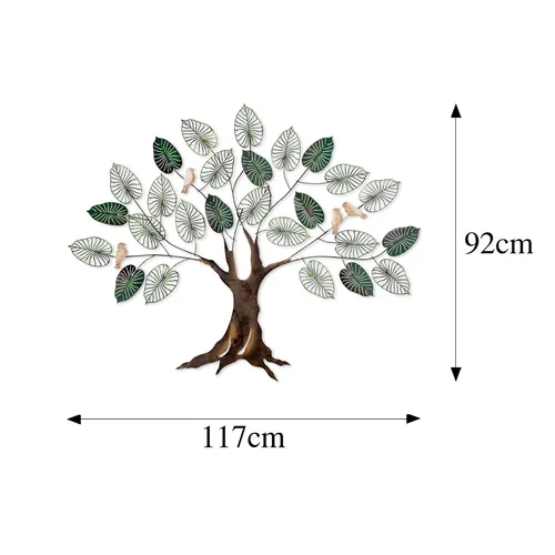 Wandbehänge aus 100% Metall - Mehrfarbig - Dekoratives Wandaccessoire aus Metall, bringt Farbe und Stil in jeden Raum. Ideal für kreative Wandgestaltungen und eine ansprechende Atmosphäre.