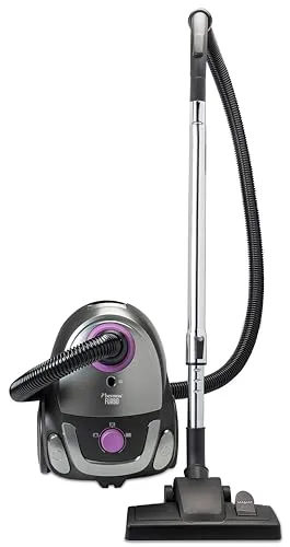 Bestron Bodenstaubsauger mit Beutel - Stabstaubsauger mit 750 Watt Leistung, HEPA12 Filter für saubere Luft, 94cm Teleskopstange und umschaltbare Bodendüse für alle Bodenarten.