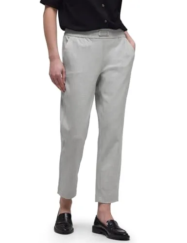 Street One Mid Waist Slim Leg Hose mit Schnalle