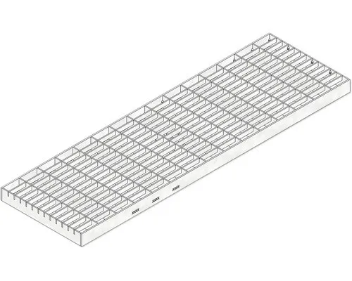 Produktbild Hauraton Gitterrost verzinkt 500 mm x 30 mm x 10 mm