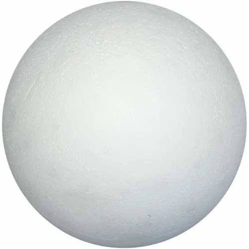 Solide Weiß 15cm Kugel Polystyrene Knäuel Rund Weihnachten Spielerei Craft Deko