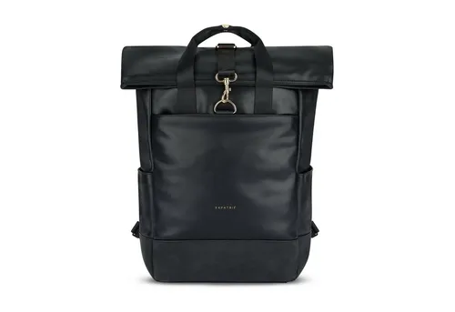 Expatrié Cityrucksack Adele Laptop Rolltop Damen in schwarz von Expatrié