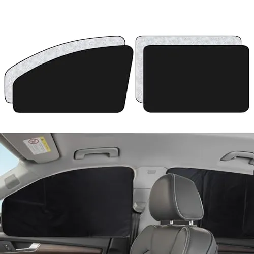 XCBYT Magnetischer Sonnenschutz Auto, Autofenster Sonnenschutz Kinder, Auto Scheiben Verdunklung Seitenscheibe (MSK02)