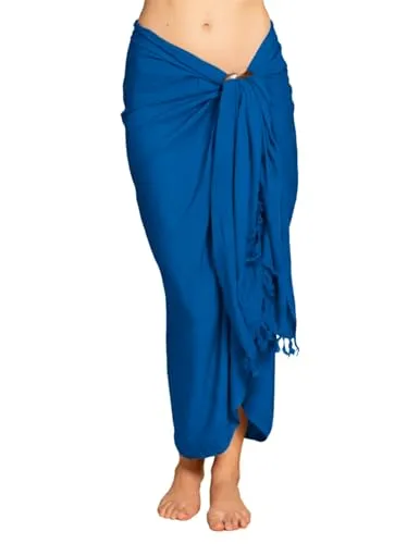 PANASIAM Sarong uni royal blue, 190x116cm