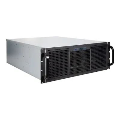 Inter-Tech IPC 4U-40255 - 4U Rack-Montage Gehäuse - PC-Gehäuse für SSI EEB, ideal für Serveranwendungen, mit USB-Anschluss und ohne Spannungsversorgung (ATX) für maximale Flexibilität.