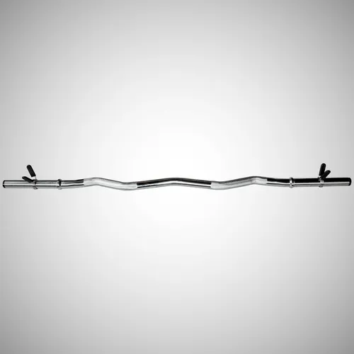 TrainHard Curlstange SZ Hantelstange Curl Stange 1,3m lang Belastbar 75 Kg 30mm