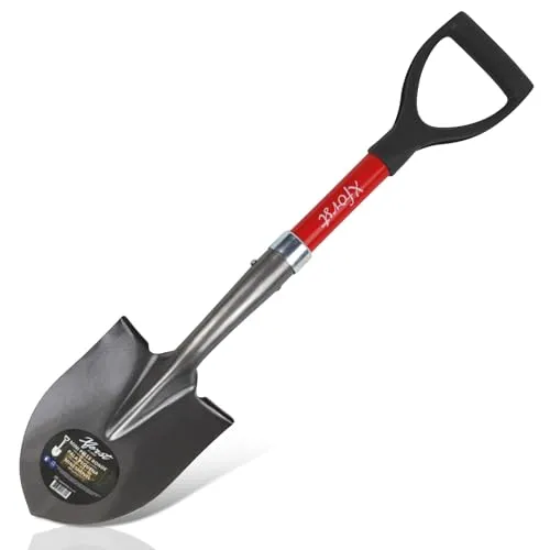 Xforst X-S800 Schaufel Spaten. Robust und sehr leicht, ideal für Gartenarbeit und Prospektion.