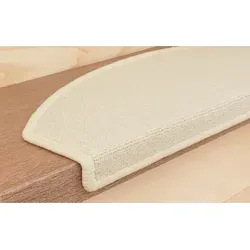 Stufenmatten Ariston Halbrund 65x24cm Trittfläche Beige 14 Stück - Beige
