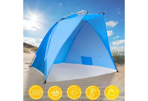 TRESKO Strandmuschel Pop Up mit UV Schutz 50+