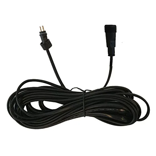 Köhko Niedervolt 12V Verlängerungskabel 10m - Brunnenzubehör & Kaskadenzubehör, IP44 wetterfest und ideal für den Außenbereich, perfekt für Springbrunnen, Pumpen und LED-Beleuchtung.