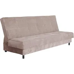 Mirjan24 Schlafsofa Rosa, 3-Sitzer mit Schlaffunktion