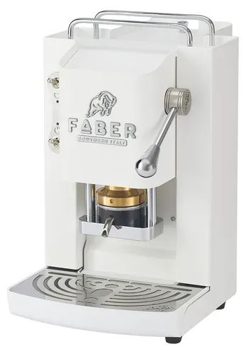 Faber Pro Deluxe 3.0 White Chrom ESE Pad Kaffeemaschine von Faber