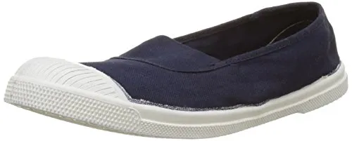 Bensimon Damen Tennis Elastique Femme Sneaker, Blau (Marine), 40 EU