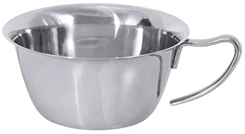 Contacto Bouillontasse aus Edelstahl, hochglänzend, 0,3 l - Geschirr: Hochwertige Bouillontasse aus Edelstahl mit Schüttrand, ideal für Gastronomie und Hotellerie – langlebig und stilvoll.